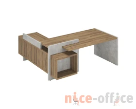 Стол правый 2000x1798x840 Вуд Стоун / Wood&Stone images