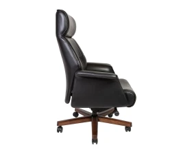 Кресло Norden Вагнер Натуральная кожа, Черный images