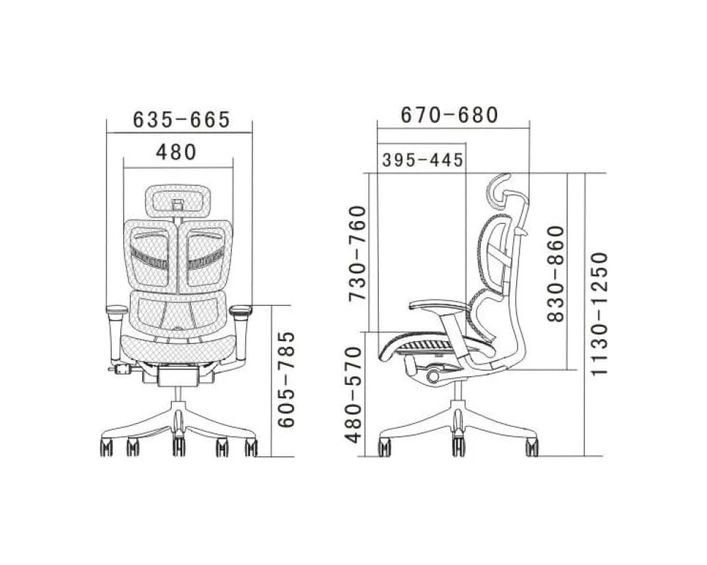 Кресло Expert Fly HFYM 01-G
