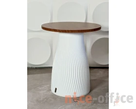 Столик журнальный SHT БАО Орех гварнери/Белый images