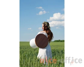 Столик журнальный SHT БАО Орех гварнери/Белый images