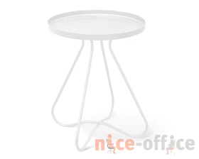 Столик журнальный SHT-CT3 Белый муар images