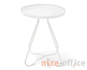 Столик журнальный SHT-CT3 Белый муар images
