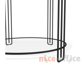 Столик журнальный SHT-CT53 Амарантовый/Черный муар images