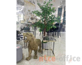 Столик кофейный SHT-CT16 Темный мрамор/Латунь/Черный images