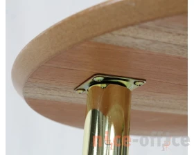 Столик кофейный SHT-CT17 Дуб весенний/Черное дерево/Латунь images