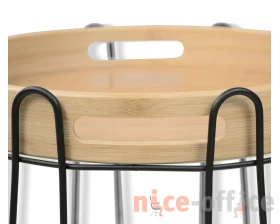 Столик кофейный SHT-CT26 Черный муар/Прозрачный лак images