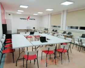 Стул Точка Роста SHT-S85М Пластик, Белый/Черный муар images