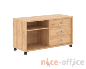 Тумба мобильная с двумя полками 1200х500х660 Борн / Born TP images