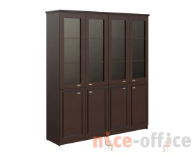 Шкаф большой с 4 стекланными дверьми 1808х466х2023 Раут / Raut images