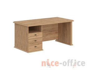 Стол руководителя с 3 ящиками 1600х800х750 Раут / Raut images