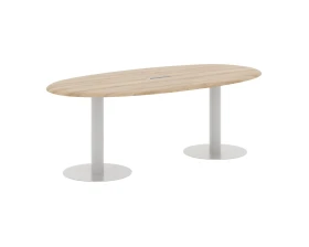 Конференц-стол овальный 2200х1100х754 Вейв / Wave images