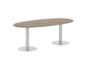 Конференц-стол овальный 2200х1100х754 Вейв / Wave images