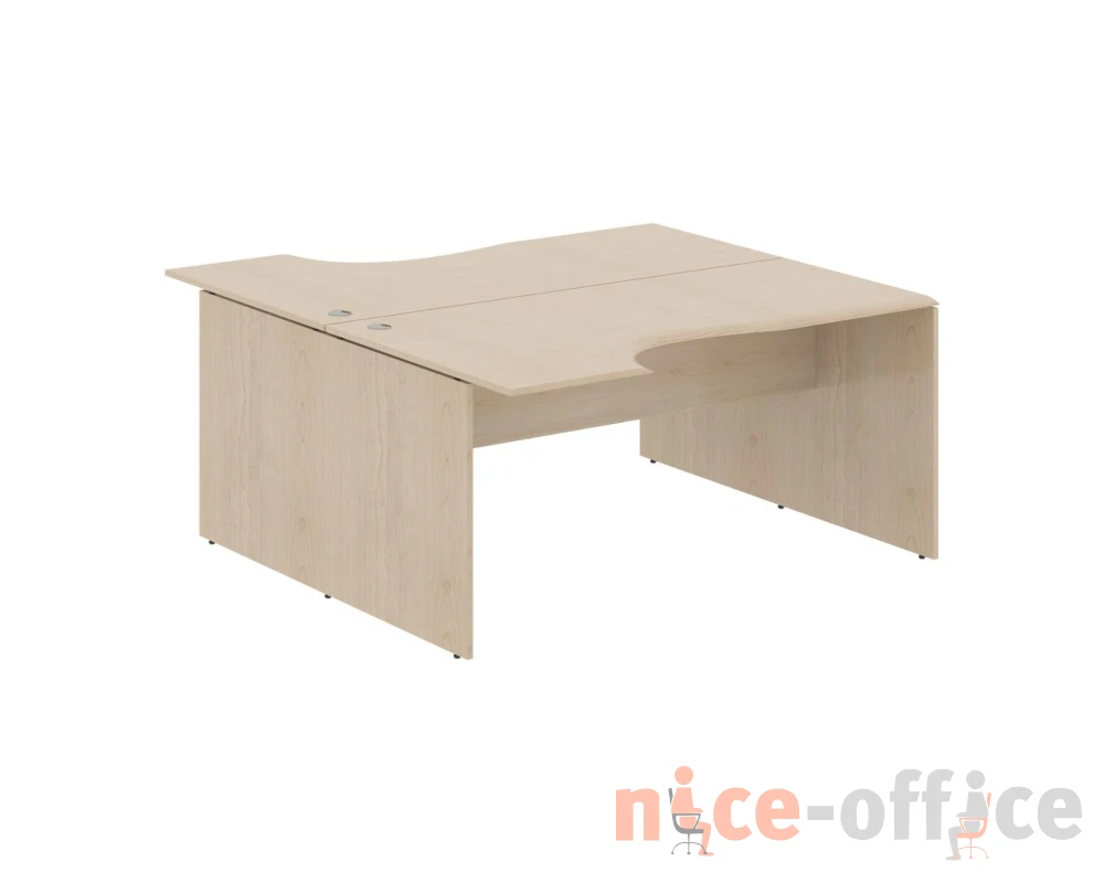 Рабочая станция 2-х местная 1600х1806х750 Вейв / Wave