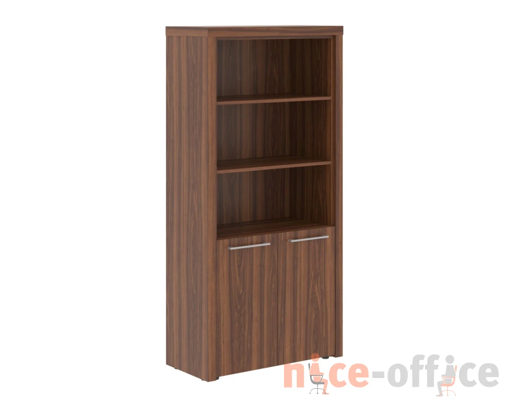 Шкаф с 1 комплектом глухих малых дверей и топом (850х430х1930) Зенн / Zenn